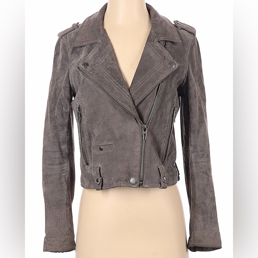 Blank NYC suede moto jacket